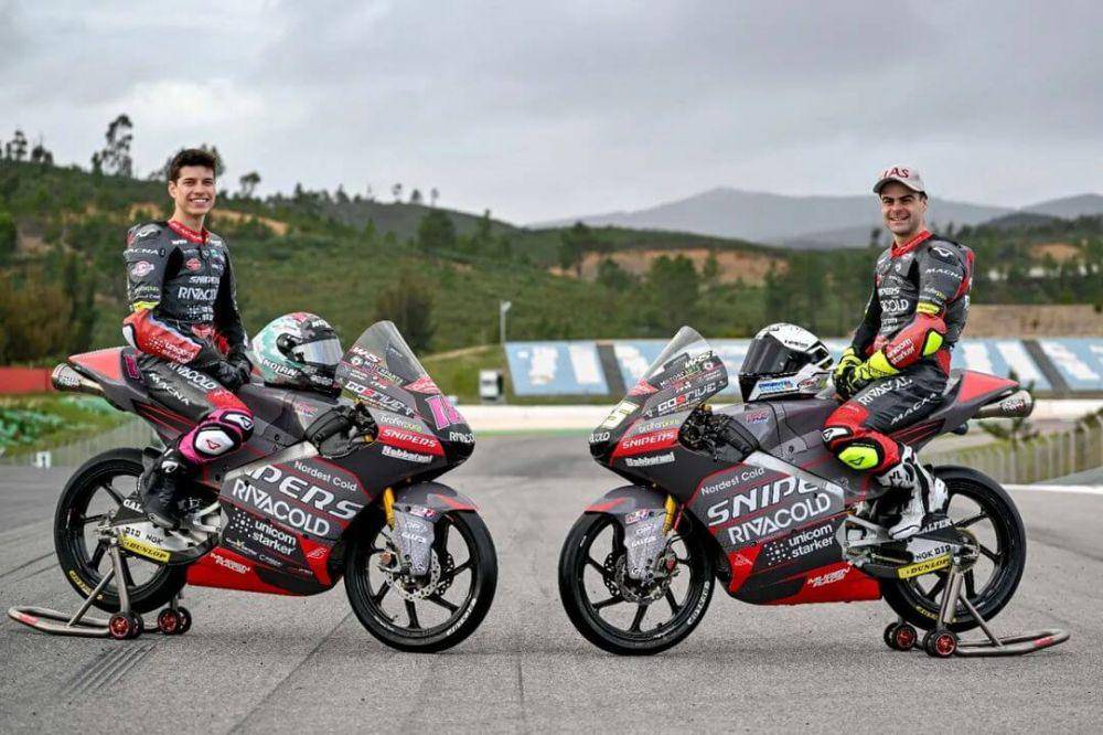 potret Matteo Bertelle dan Romano Fenati (instagram.com/snipersteam)