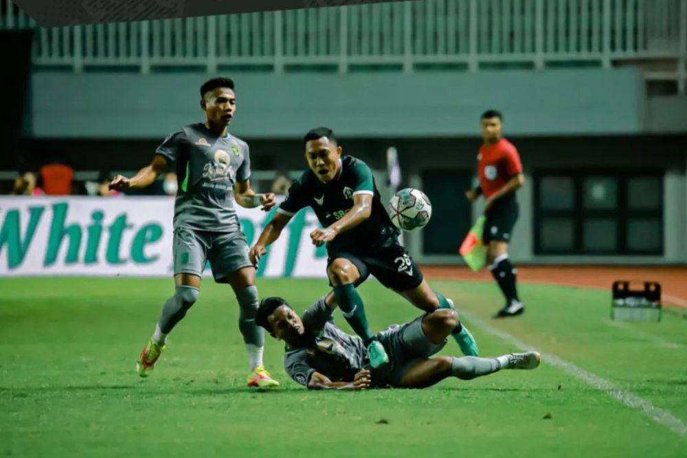 Persebaya saat menghadapi Persikabo 1973 di putaran pertama Liga 1 2022/2023. (instagram.com/officialpersikabo)