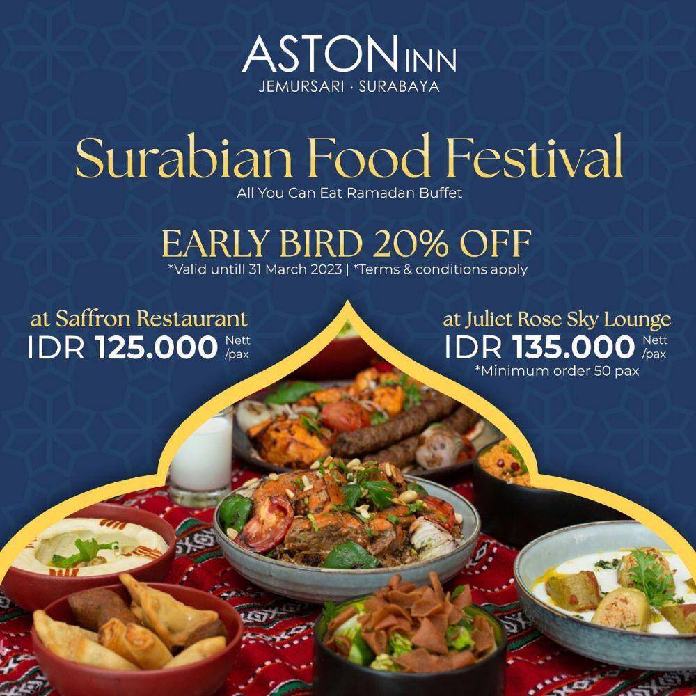 Surabian Food Festival dari ASTON Inn Kendangsari (instagram.com/astoninnjemursari)
