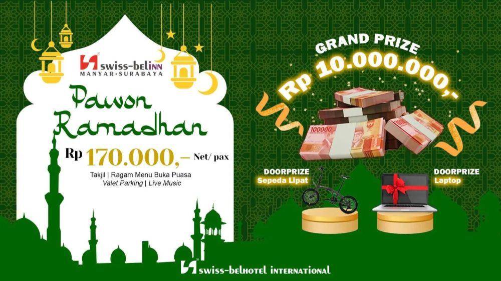 Pawon Ramadan dari Hotel Swiss-Belinn Manyar, Surabaya (instagram.com/swissbelinnmanyar)
