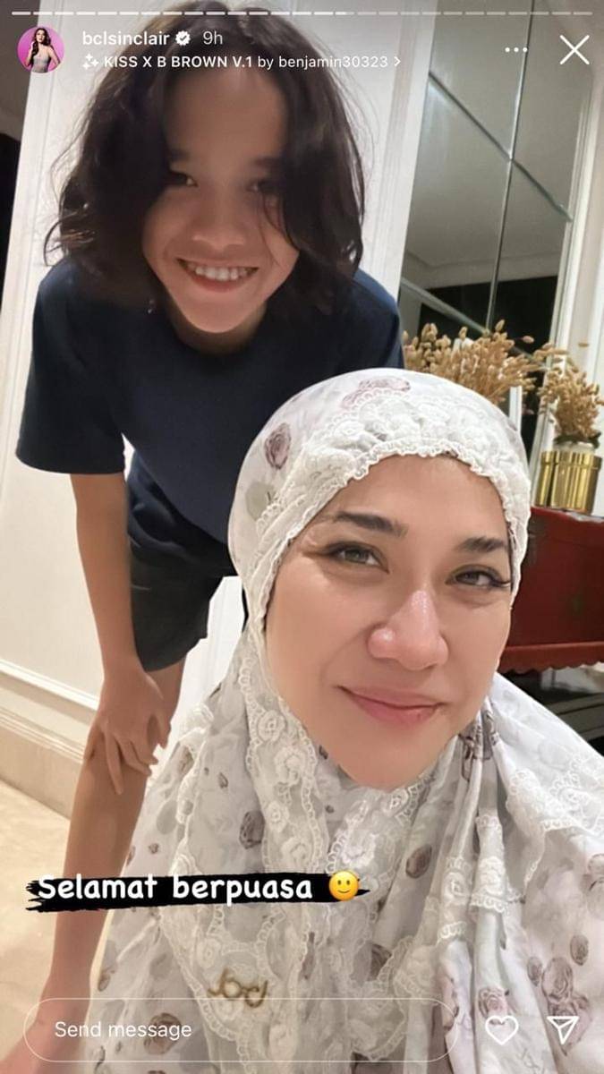 sahur perdana artis (Instagram.com/bclsinclair)