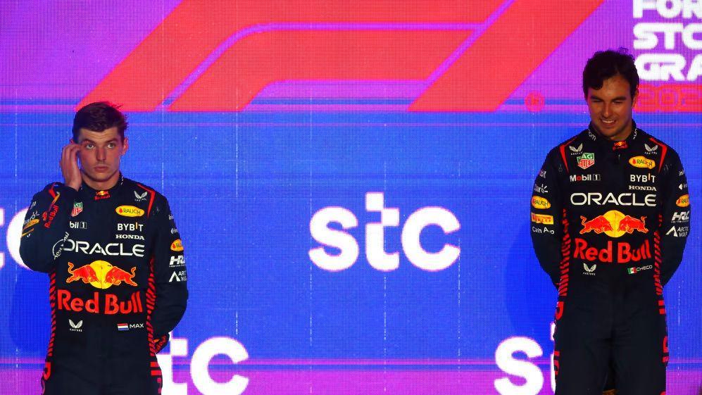 Max Verstappen dan Sergio Perez (formula1.com)