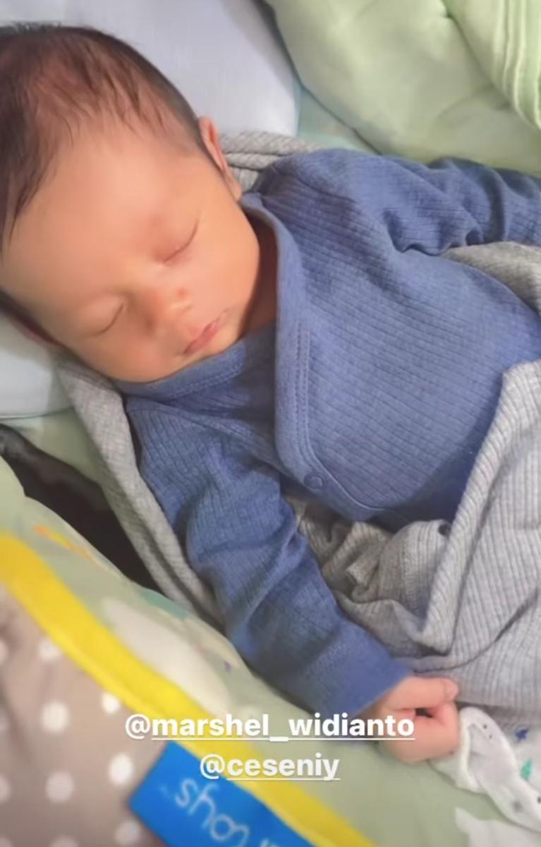 potret Archie, anak Marshel Widianto dan Cesen eks JKT48 (instagram.com/nina_mpokalpa)