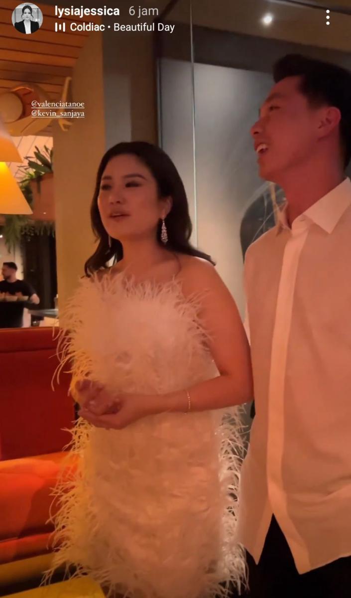 potret wedding welcome dinner (instagram.com/lysiajessica)