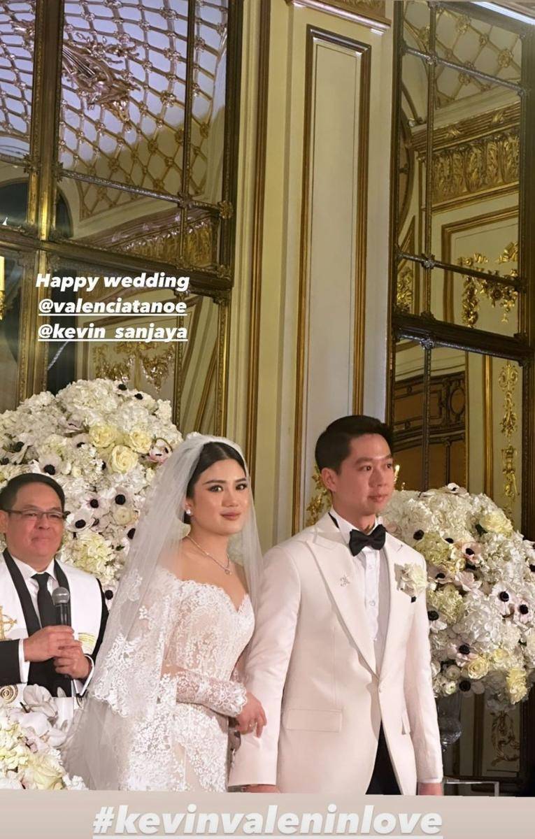Pernikahan Valencia dan Kevin Sanjaya (instagram.com/linapriscilla)