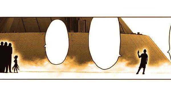 Saitama berpesan pada Tatsumaki untuk tidak mengamuk ( tonarinoyj.jp/One Punch Man )