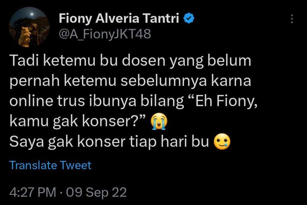 Tweet Fiony JKT48 (twitter.com/a_fionyjkt48)