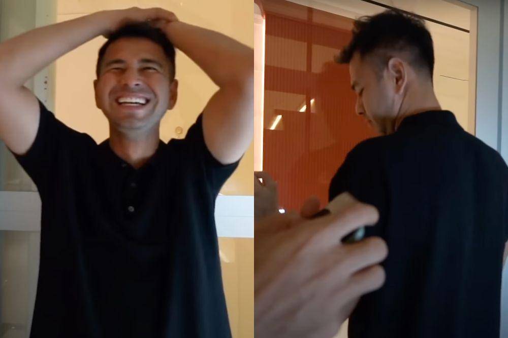momen Raffi kejebak di lift rumah barunya (youtube.com/RANS Entertainment)