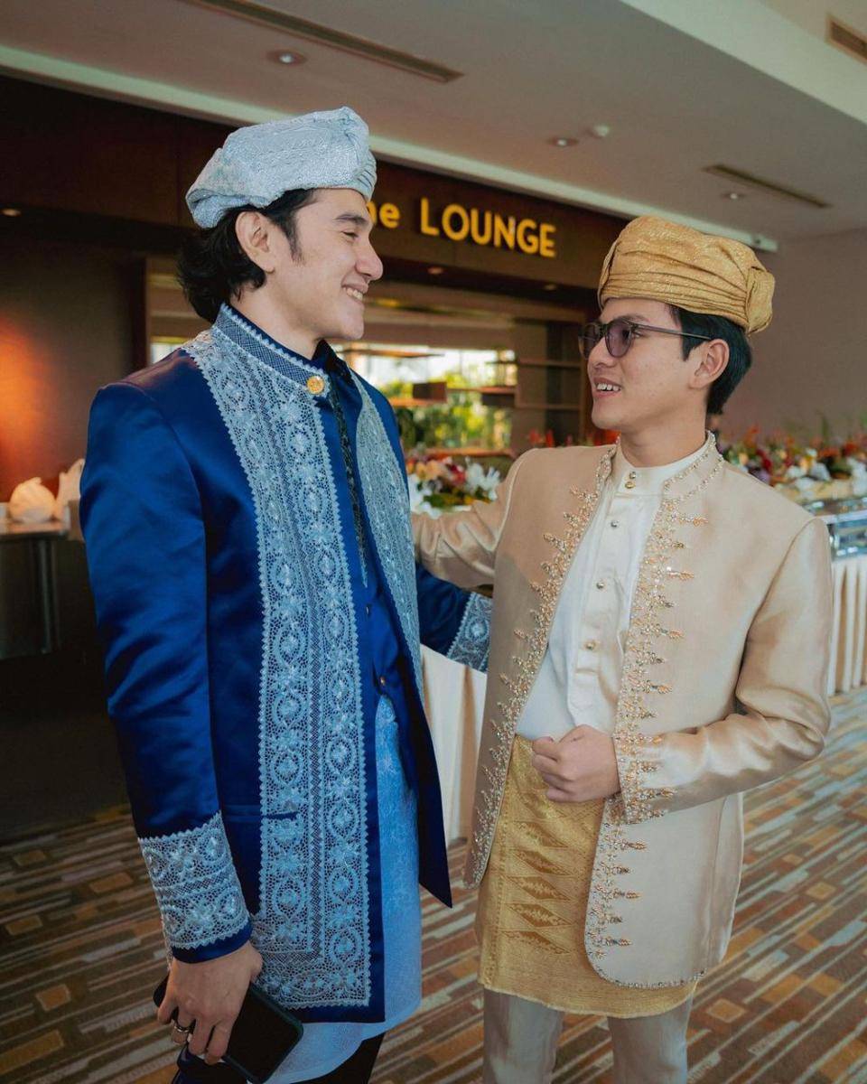 potret Rey Bong dalam acara konferensi pers dan silaturahmi film Buya Hamka (instagram.com/rey_bong26)