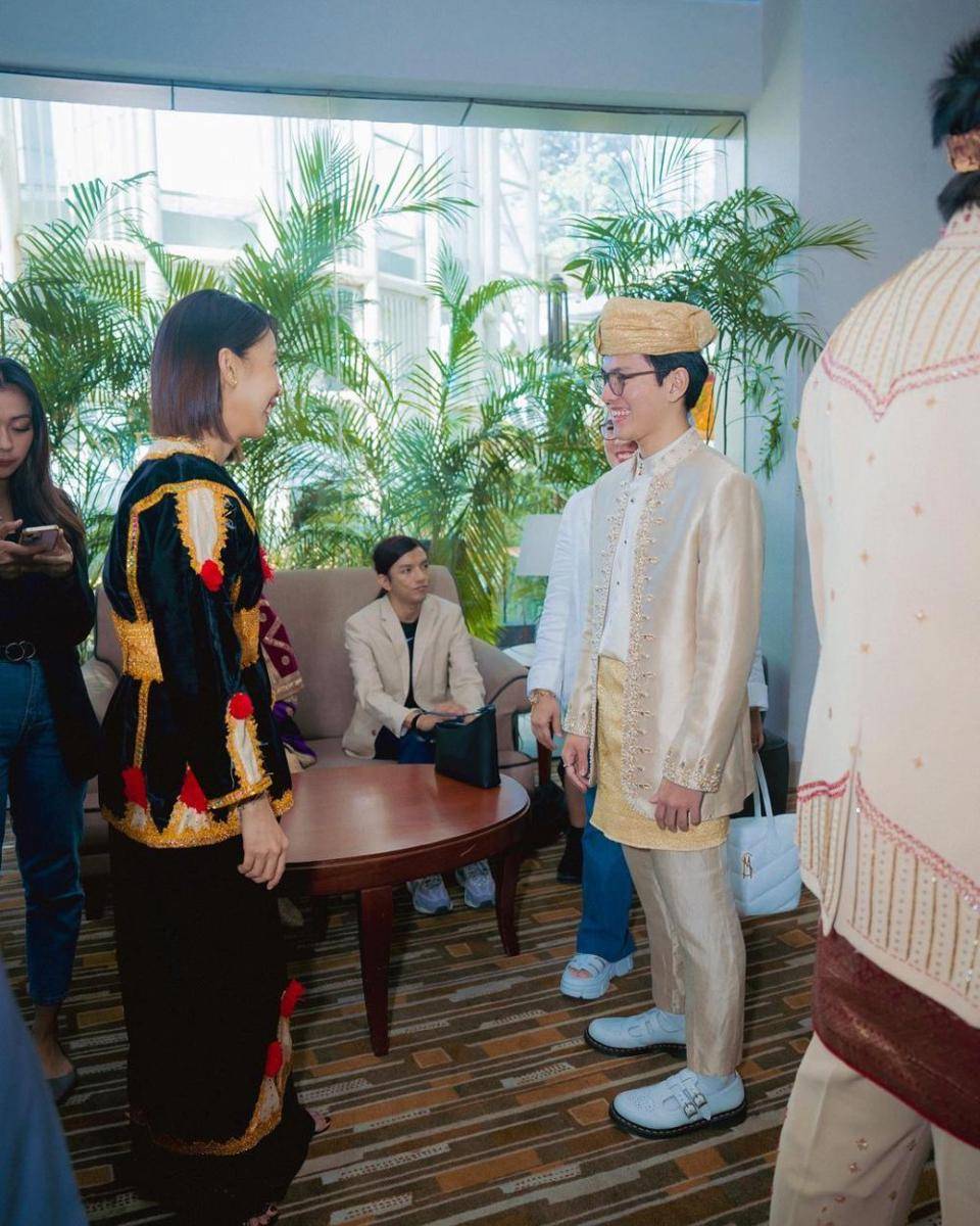 potret Rey Bong dalam acara konferensi pers dan silaturahmi film Buya Hamka (instagram.com/rey_bong26)