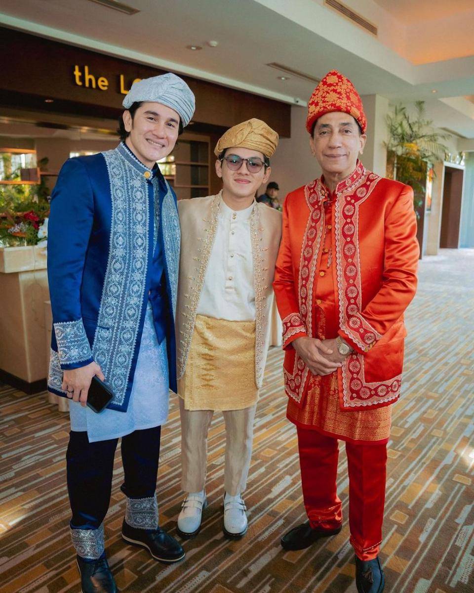 potret Rey Bong dalam acara konferensi pers dan silaturahmi film Buya Hamka (instagram.com/rey_bong26)