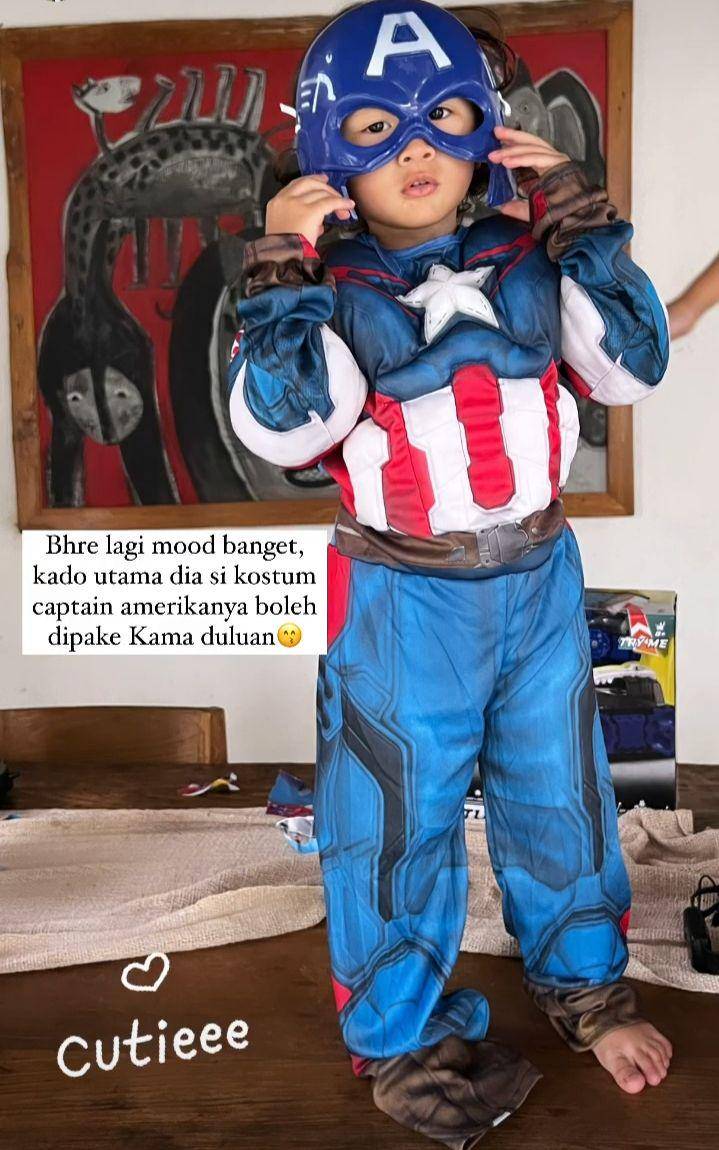 momen Bhre Kata ultah ke-5 (instagram.com/zaskiadyamecca)