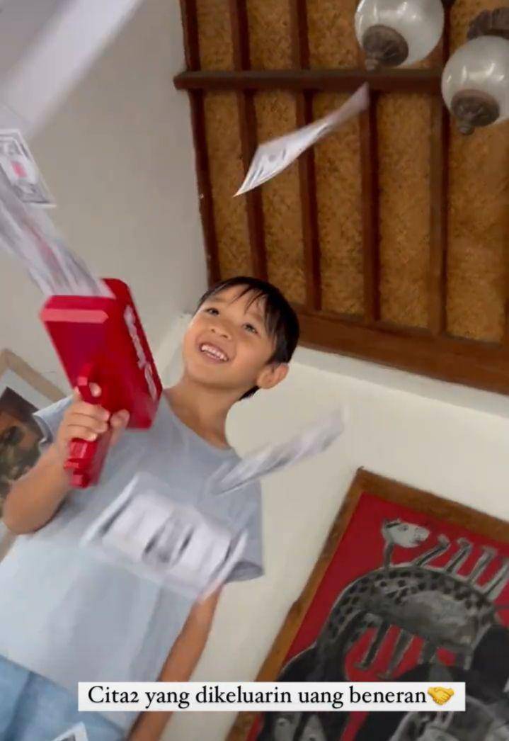 momen Bhre Kata ultah ke-5 (instagram.com/zaskiadyamecca)