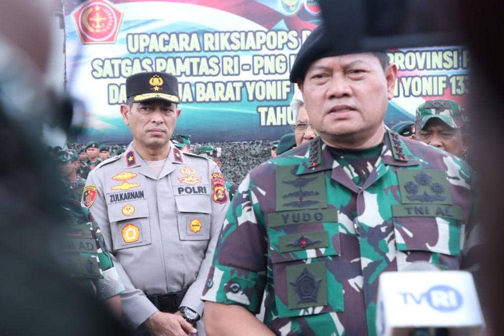 Panglima TNI Yudo Margono Kirim 850 Personel Amankan Papua