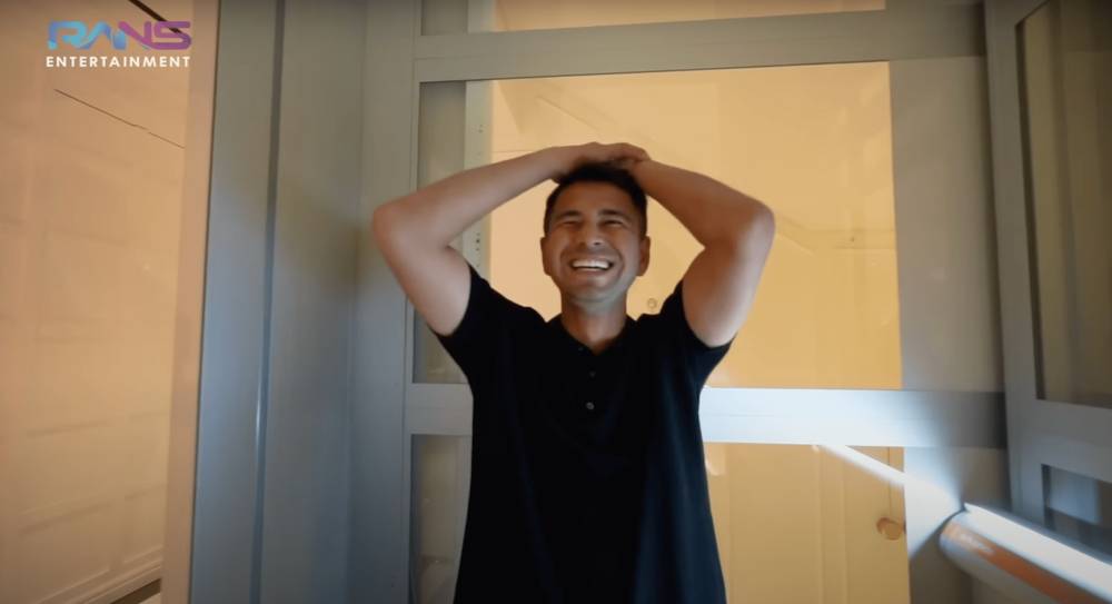 momen Raffi kejebak di lift rumah barunya (youtube.com/RANS Entertainment)