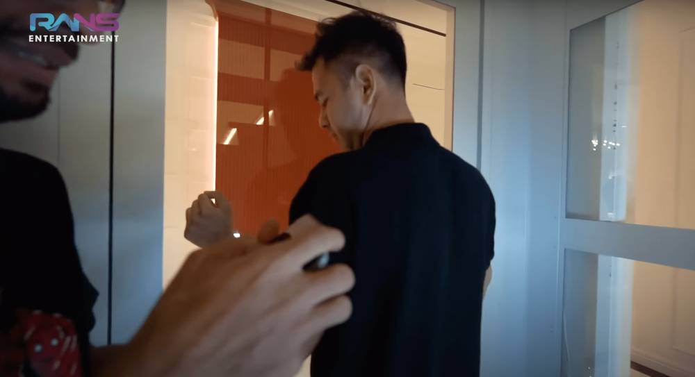momen Raffi kejebak di lift rumah barunya (youtube.com/RANS Entertainment)