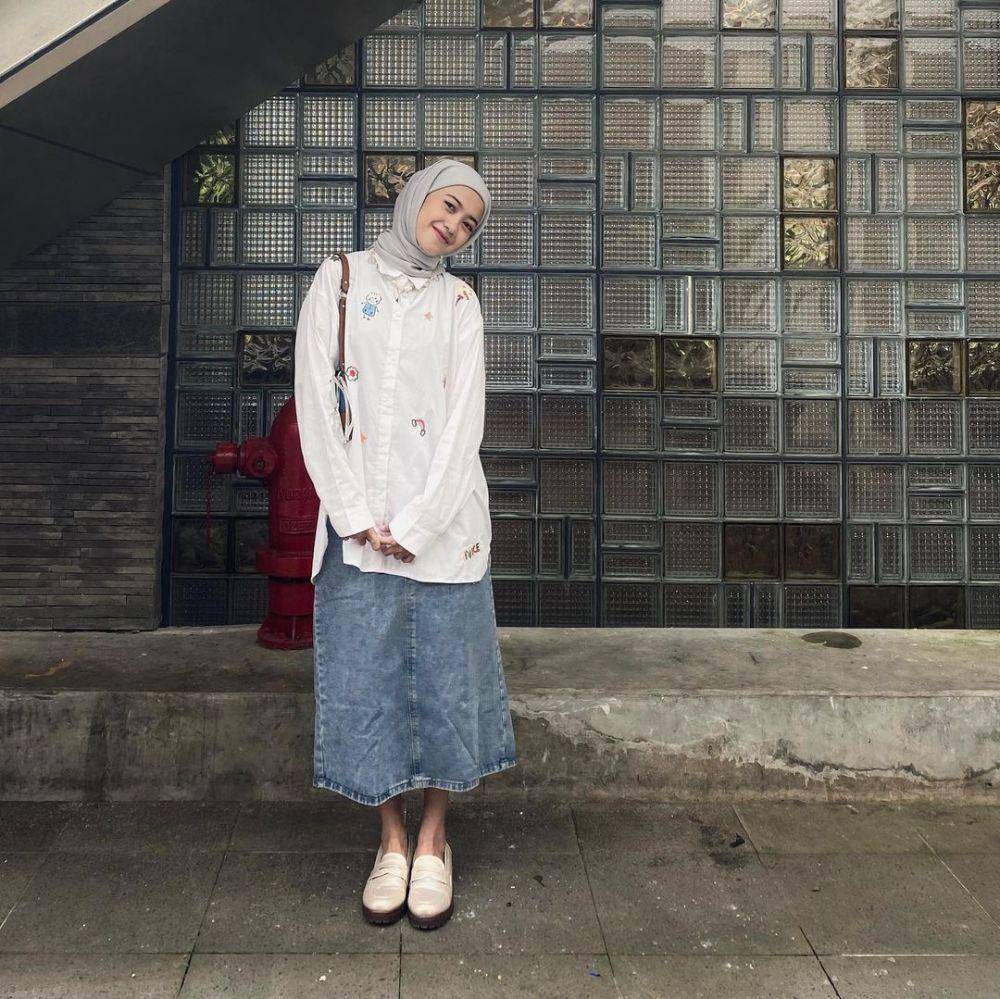 OOTD bukber dengan rok yang simpel tapi kece abis (instagram.com/mgharsty)