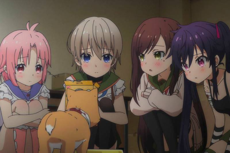 cuplikan anime Gakkou Gurashi! (dok. Lerche/Gakkou Gurashi!)