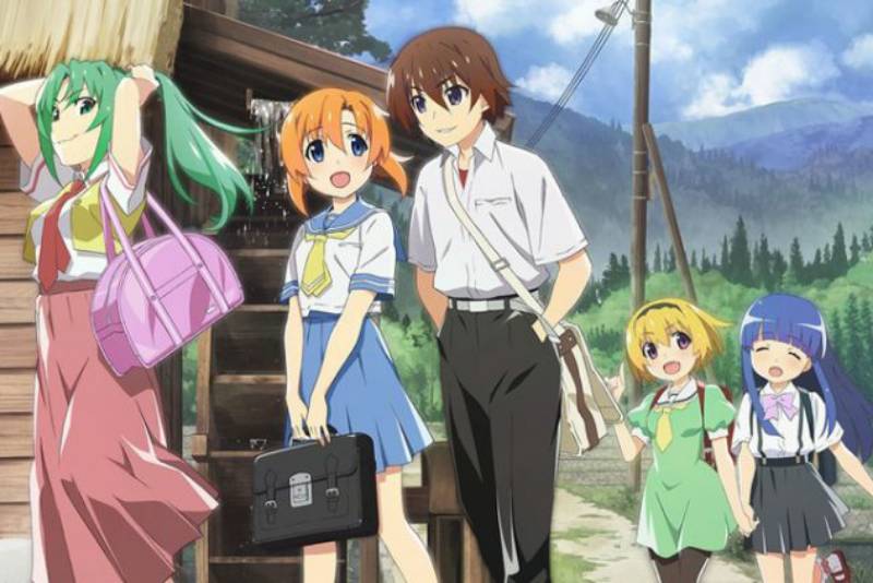 cuplikan anime Higurashi no Naku Koro ni (dok. Studio Deen/Higurashi no Naku Koro ni)