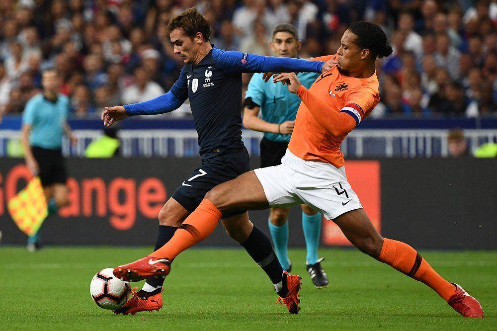 Prancis melawan Belanda di UEFA Nations League 2018/2019. (twitter.com/FrenchTeam)