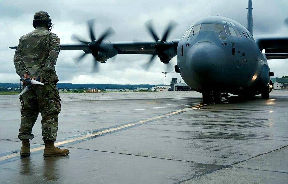Super Hercules C-130J sebelum penerbangan (instagram.com/ramsteinairbaseofficial)