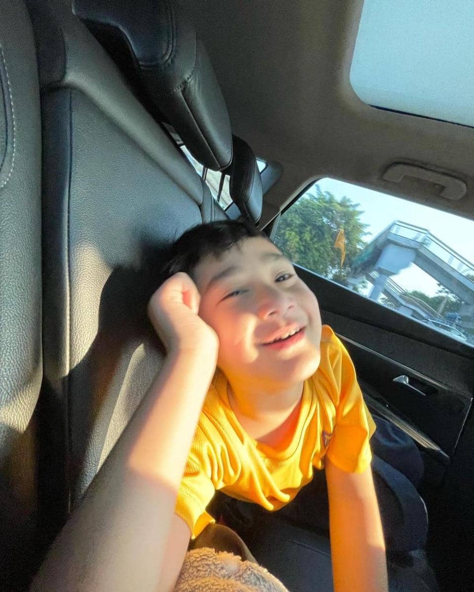 potret ceria Rafathar (instagram.com/shela_lala96/)