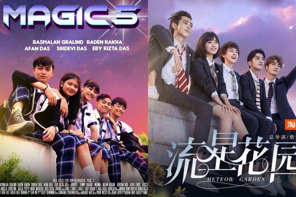 poster Magic 5 dan Meteor Garden (instagram.com/mkf_official | twitter.com/pakkeu)