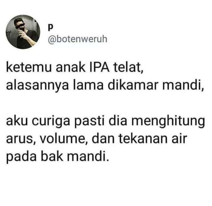 meme anak IPA (facebook.com/Felix Nugrogo)