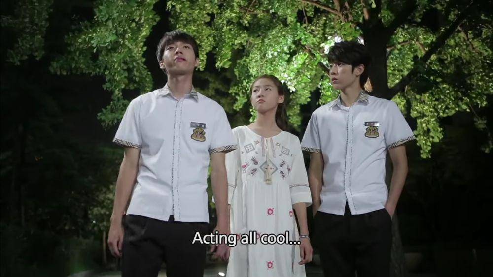 Nam Woo Hyun, Kim Sae Ron, dan Lee Seong Yeol di drama High School Love On (youtube.com/KBS WORLD TV)