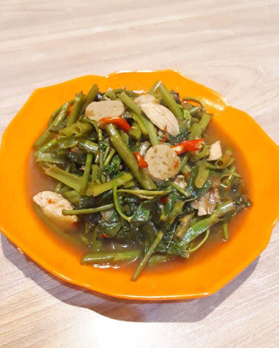 ilustrasi cah kangkung terasi pedas (instagram.com/origins_resto)
