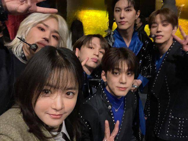 Para cast di lokasi syuting The Heavenly Idol (instagram.com/s_myoung_s)