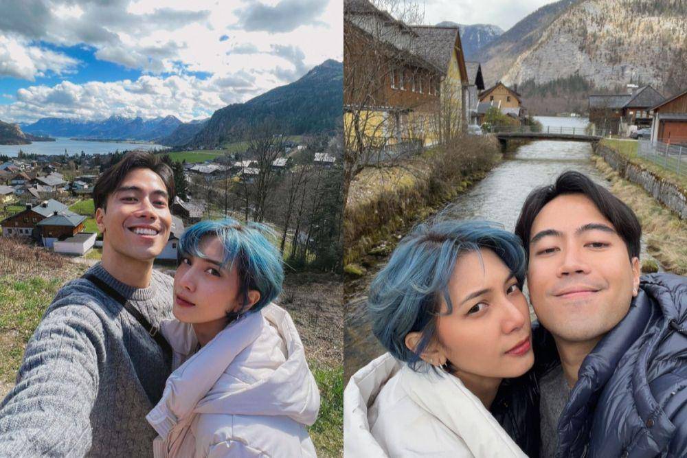 kolase Vidi Aldiano dan Sheila Dara di Austria (instagram.com/vidialdiano)