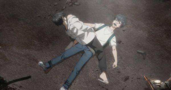 Mikey tertembak ( Dok. Liden Films / Tokyo Revengers  S2)