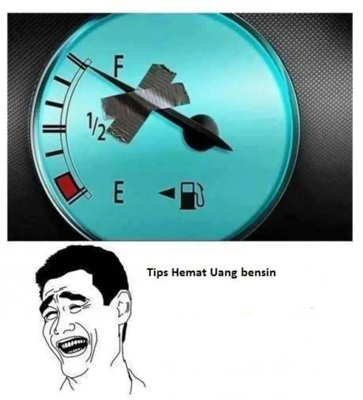 meme kocak tentang tips hemat (facebook.com/meme legend indonesia)