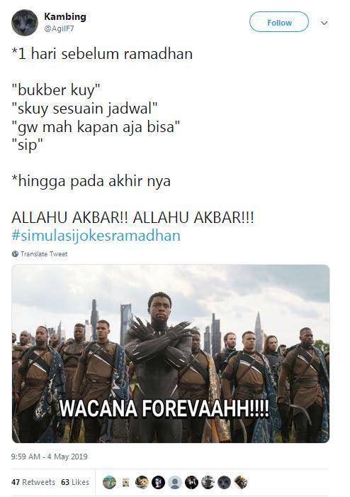 Meme Marvel Bulan Ramadhan - Buka puasa bersama sering kali menjadi wacana