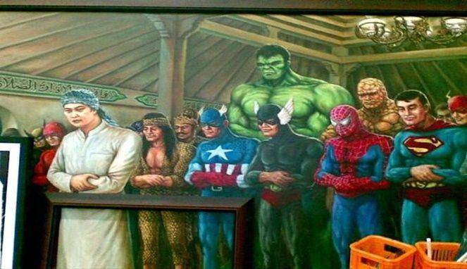 Meme Marvel Bulan Ramadhan - Avengers tarawih bersama superhero lainnya!