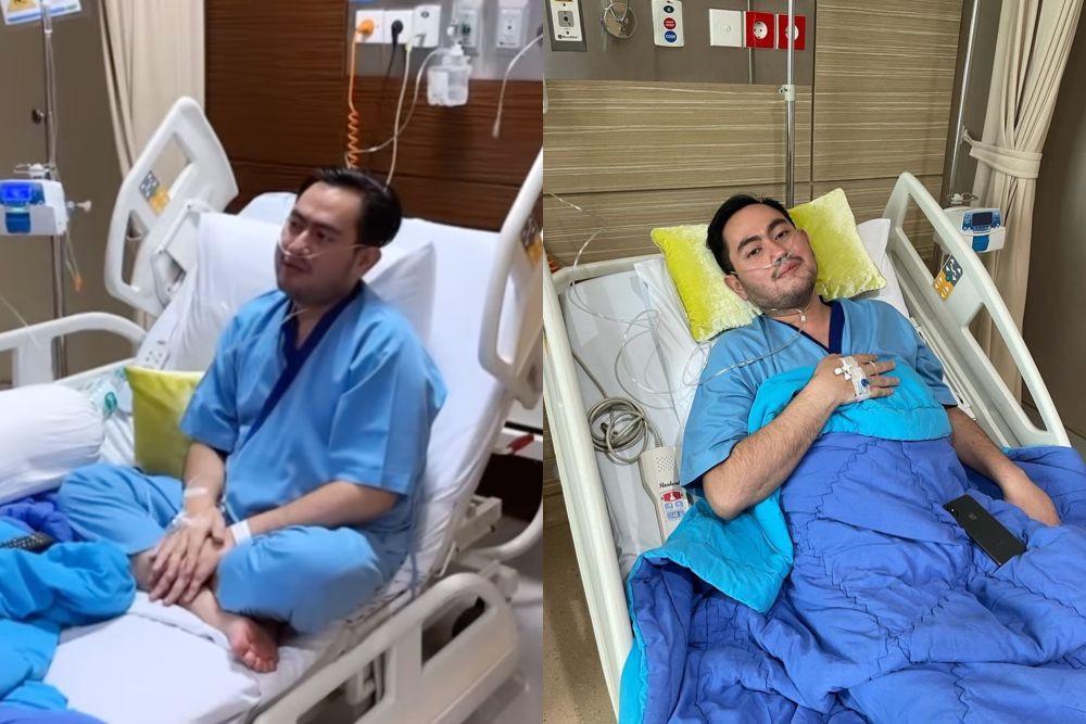 9 Potret King Nassar Dirawat di RS, Kurus hingga Pakai Ventilator