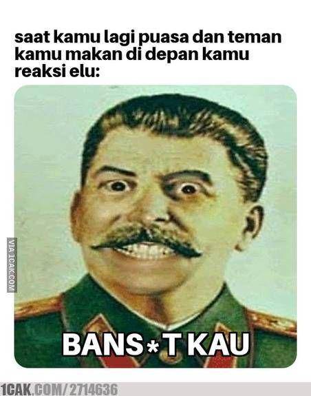 meme godain teman lagi puasa (twitter.com/1cak.com)