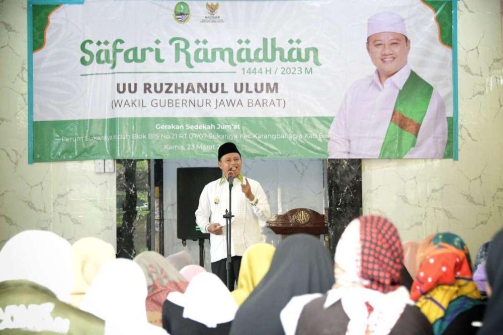 Wagub Jabar Lakukan Safari Ramadan di Kabupaten Bekasi