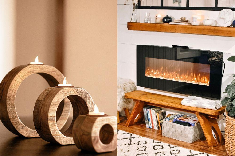 9 Dekorasi Rustic dari Batang Kayu, Buat Rumah Jadi Lebih Artsy