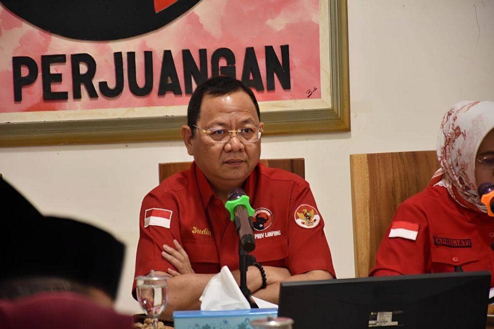 Ketua DPD PDI Perjuangan Provinsi Lampung sekaligus Ketua Komisi IV DPR RI, Sudin. (Dok. PDIP Lampung).