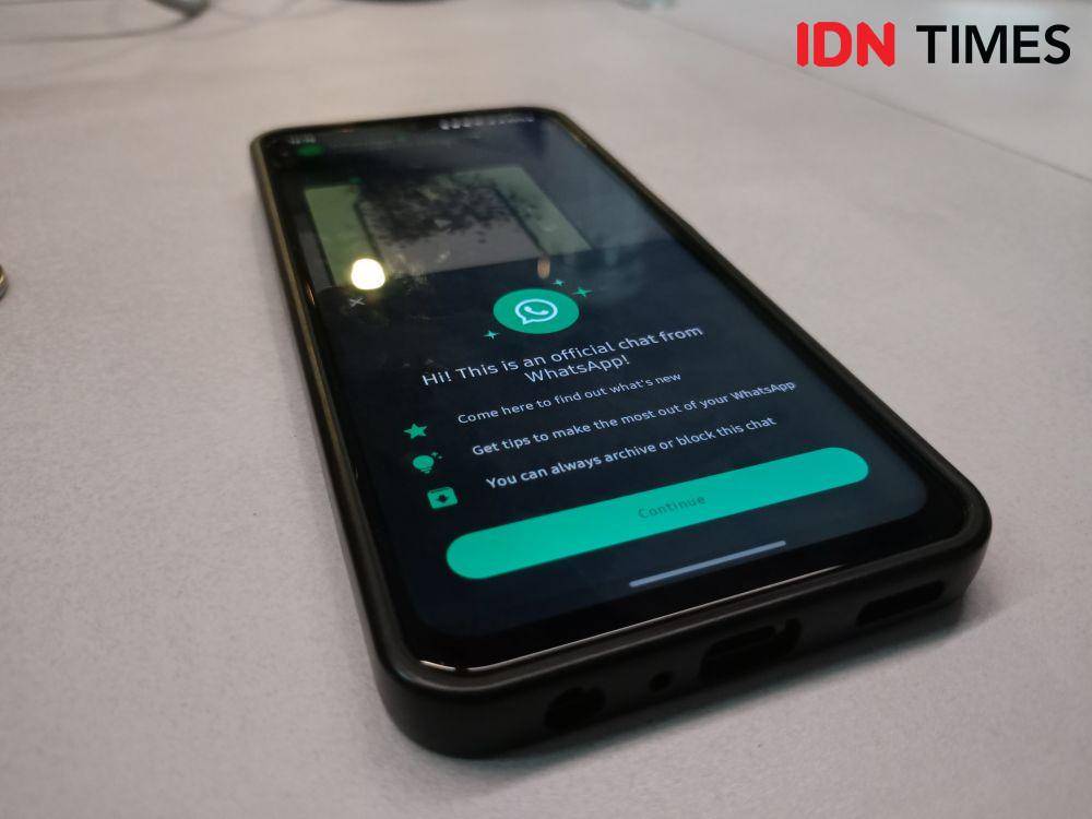 akun chat resmi WhatsApp (dok. IDN Times/Fatkhur Rozi)