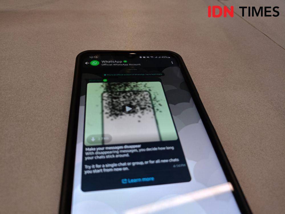 akun chat resmi WhatsApp (dok. IDN Times/Fatkhur Rozi)