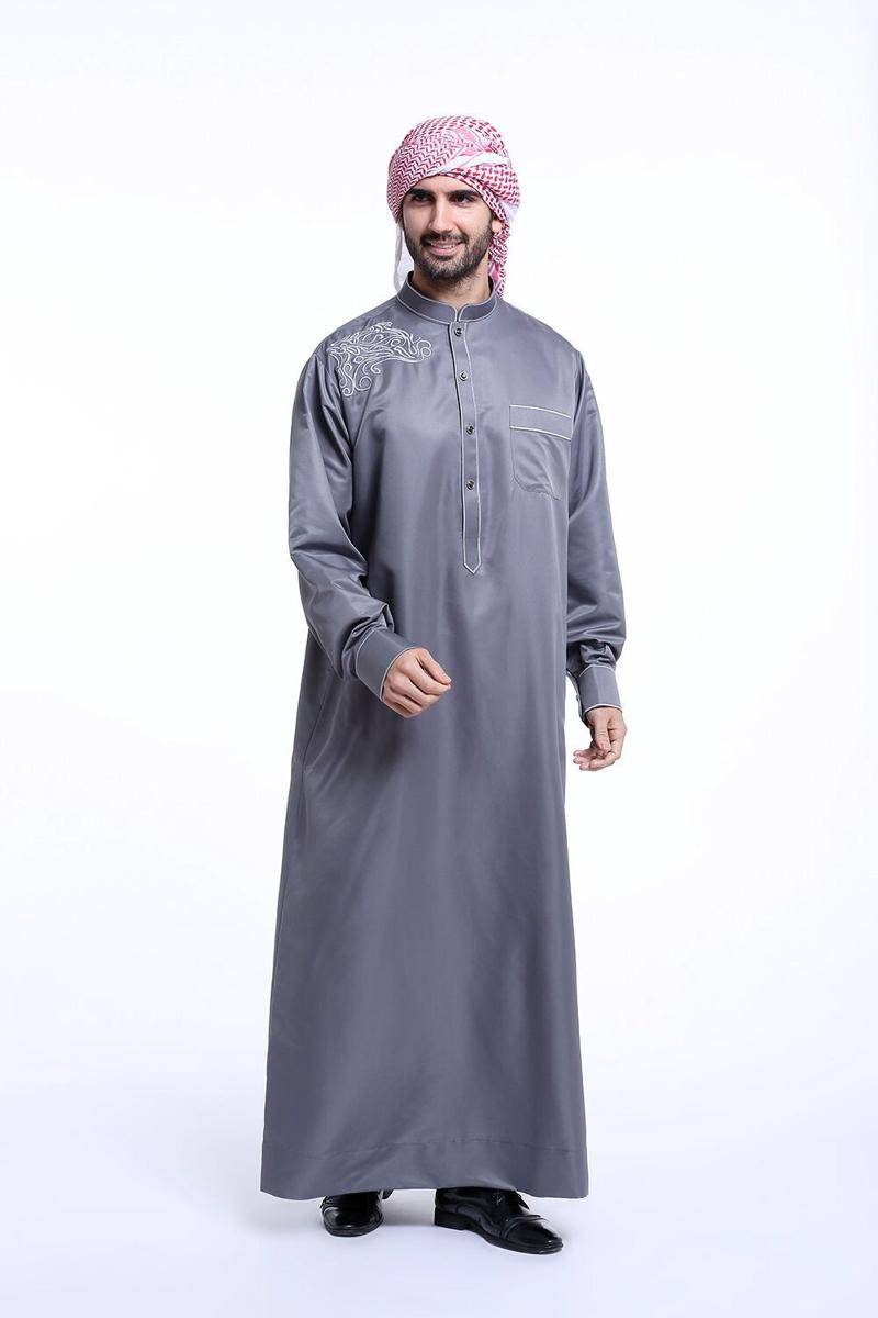 Model gamis pria modern (ebay.com.sg)