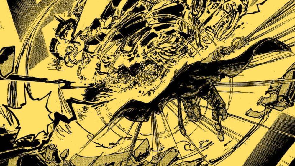 Serangan Divine Departure Shanks. (Dok. Shueisha/One Piece)