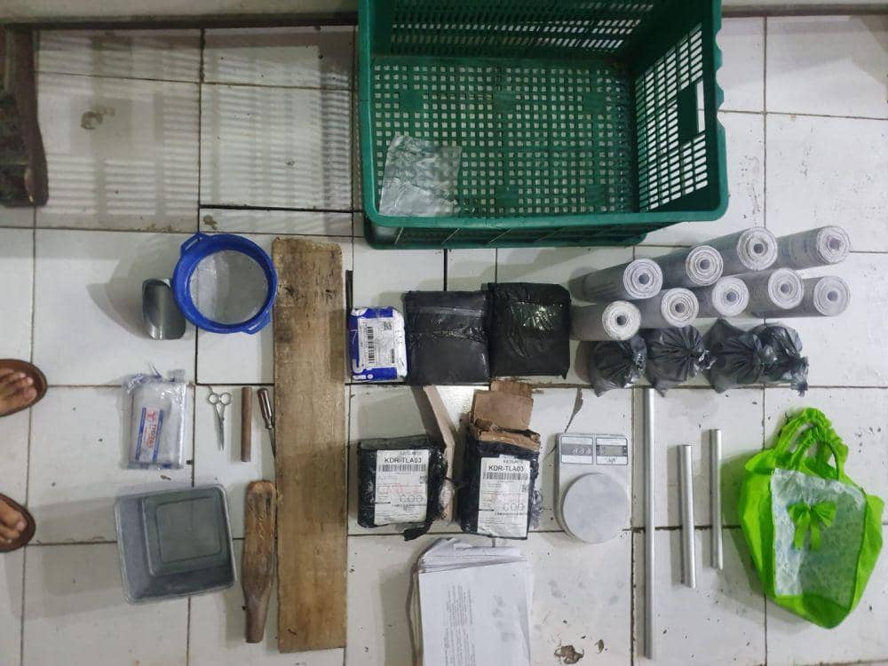 Bahan pembuat petasan yang diamankan. IDN TImes/ istimewa