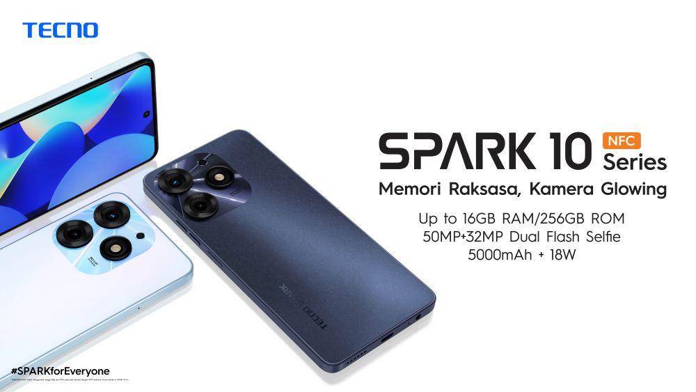 TECNO SPARK 10 series NFC (Dok. TECNO Indonesia)