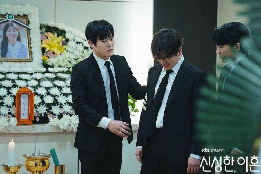 Cho Seung Woo, Jung Moon Sung, dan Kim Sung Kyun di Divorce Attorney Shin (dok. JTBC/Divorce Attorney Shin)