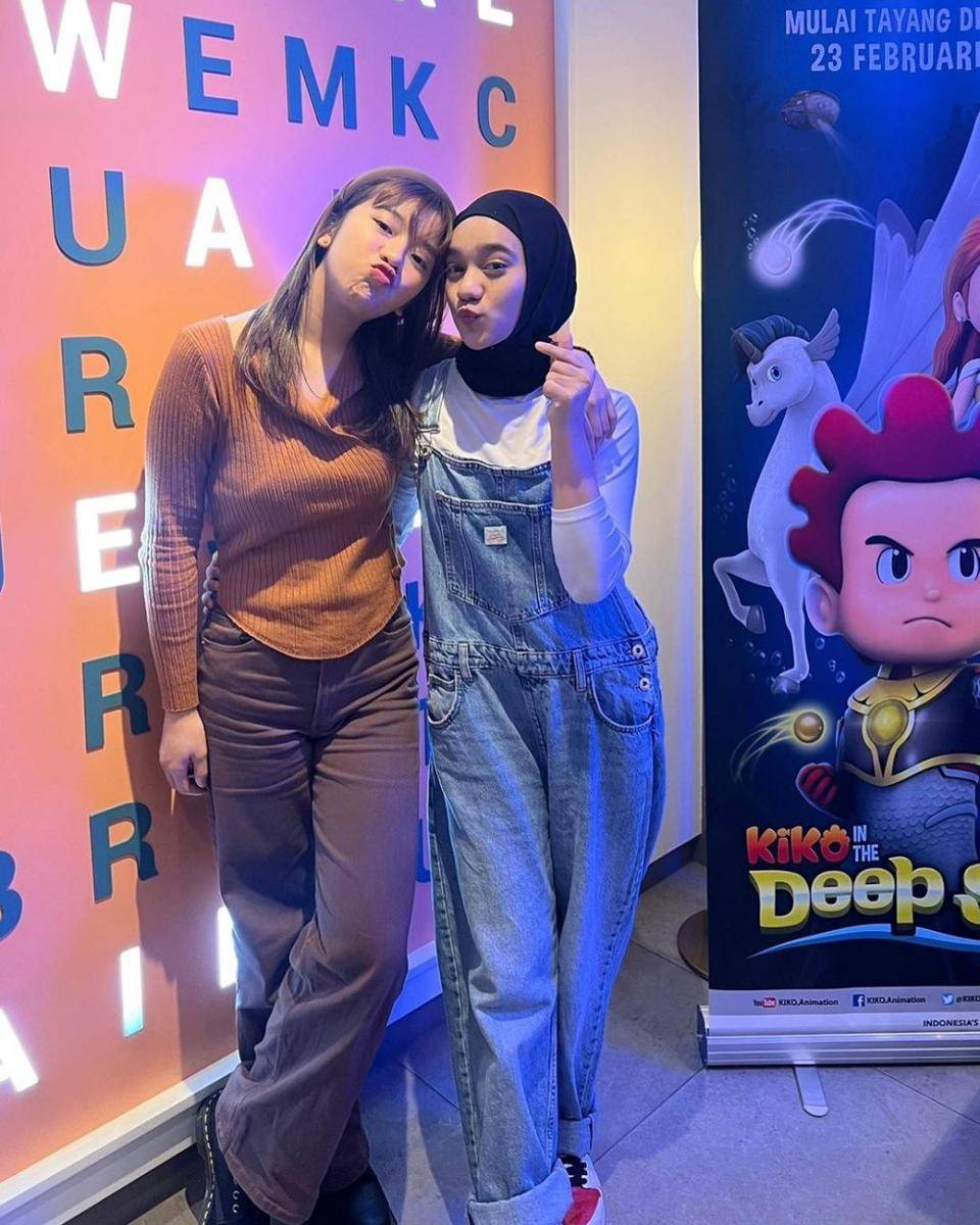 Potret kedekatan Nabilah dan Anggis (instagram.com/nabilataqiyyah)