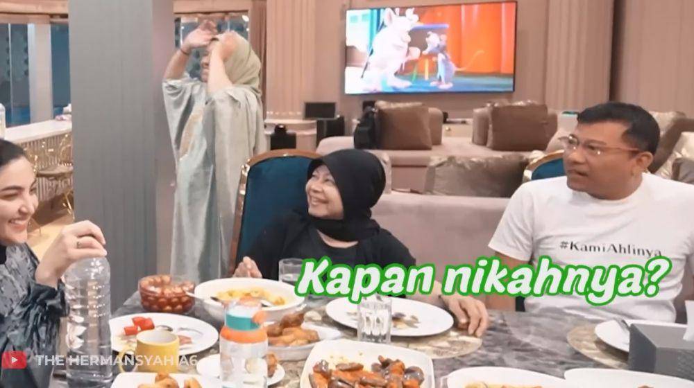 Millen buka puasa di rumah Ashanty (YouTube.com/The Hermansyah A6)